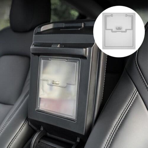 For tesla Model 3 Car Privacy Storage Case Cars Armrest Box Cover Hidden Storage