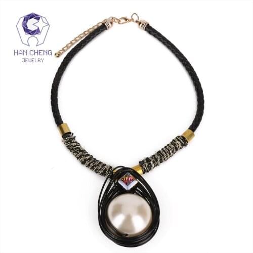 Женские ожерелья из жемчуга HANCHENG China At AliExpress
