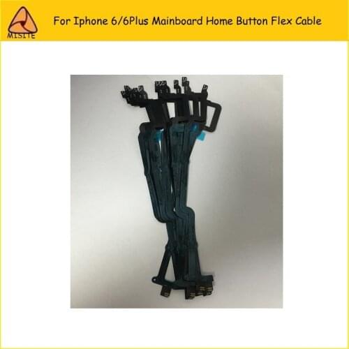 100PCS/Lot Brand New MainBoard Home Button Flex Cable Ribbon For iPhone 6 Plus 5.5''Motherboard Connector Flex Wholesale