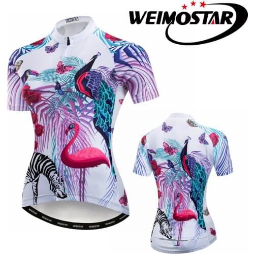 Weimostar Summer Cycling Jersey Women mtb Ropa Ciclismo Girl Cycling shirt tops Bicycle Clothing quick Dry Maillot Bike Jersey