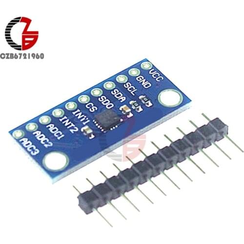 LIS3DH Tri-Axis Acceleration Module Development Board Alternative ADXL345 Built-in Temperature Sensor