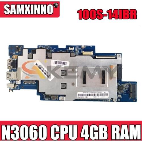 Akemy 1501B_01_01 For Lenovo IdeaPad 100S-14IBR Laptop Motherboard CPU N3060 RAM 4GB Carrying SSD 64GB 100% Test