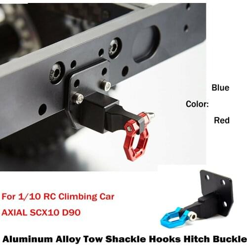 Metal Tow Hooks Hitch Buckle For 1/10 RC Climbing Car Traxxas TRX4 TRX-4 AXIAL SCX10 III D90 90046 Wraith Tf2 Tamiya Cc01