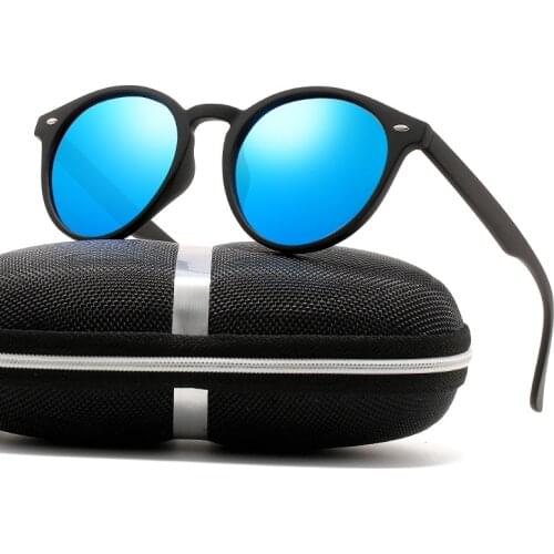 Mens And Womens Polarized Sunglasses Retro Round Sunglasses Colorful Film Glasses Optical Prescription Glasses Frame 180