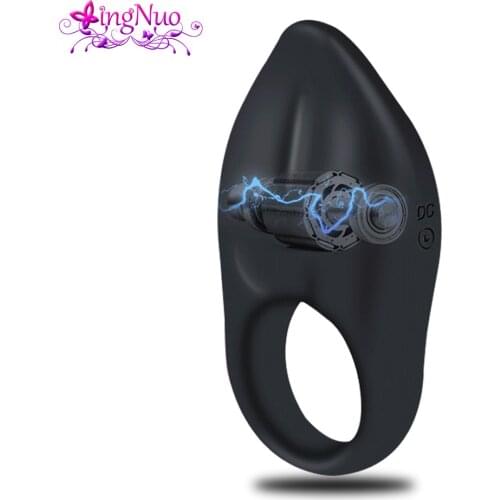 Male Vibrate Penis CockRing Vibrator Clitoris Stimulator for Women Delay Ejaculation Sex toy For Couple Adult Product Sex Shop