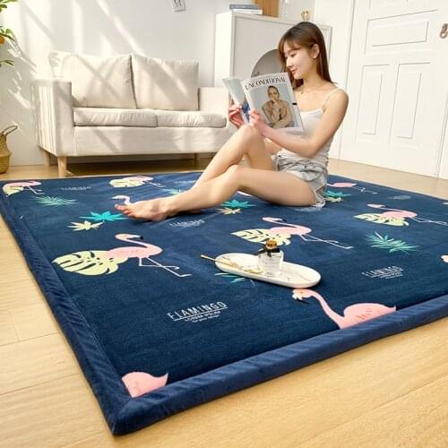 Ground mat bedroom bedside baby anti-fall mat living room carpeted home girl room house mat