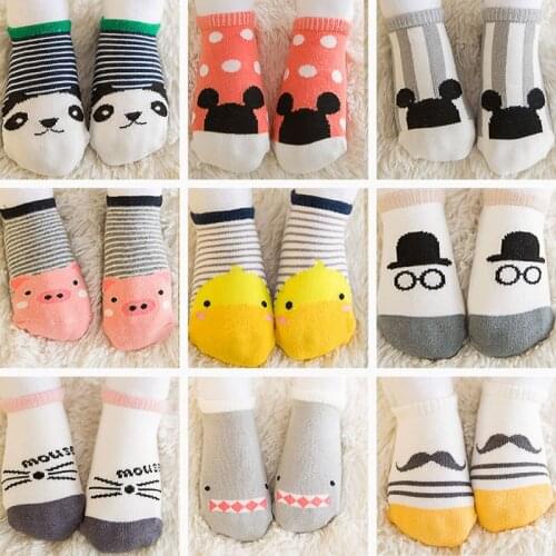 Non-slip Baby Toddler Low cut Socks Shoes Slippers Boys Girls childrens Low Cut Sock booties kids Socks Anti-slip