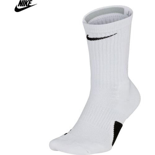 Original Nike Elite Crew Basketball Unisex Socks-White SX7622-100