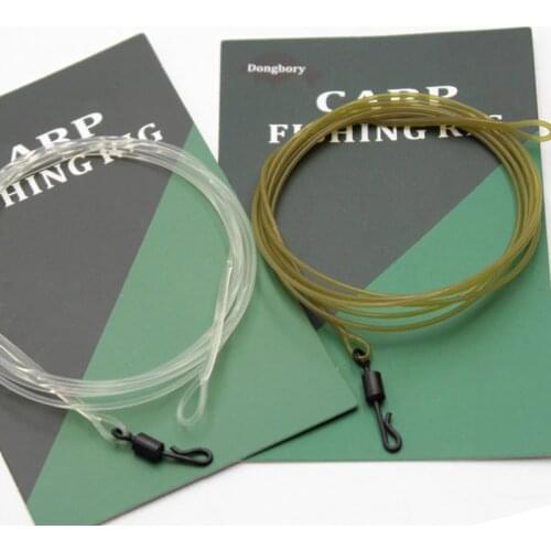 1 Set Carp Fishing Rig Hair Europe CarpFish Hook Rig Set Non Lead Core Line Fishing Group Pesca Feeder Fishing Tackle