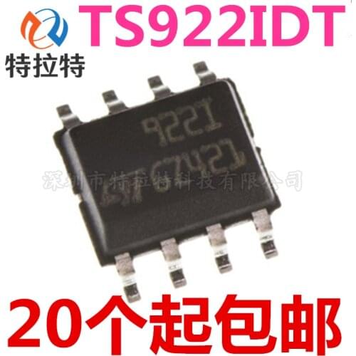 10Pcs/lot New original TS922IDT TS922ID TS922 OPAMP GP 2 CIRCUIT 8SO