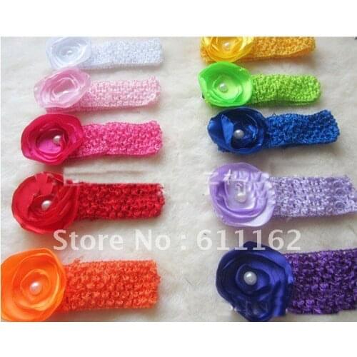 100 Childrens edge ZhenZhuHua hair ribbon, headwear, ladys five layer roast side spend hair band