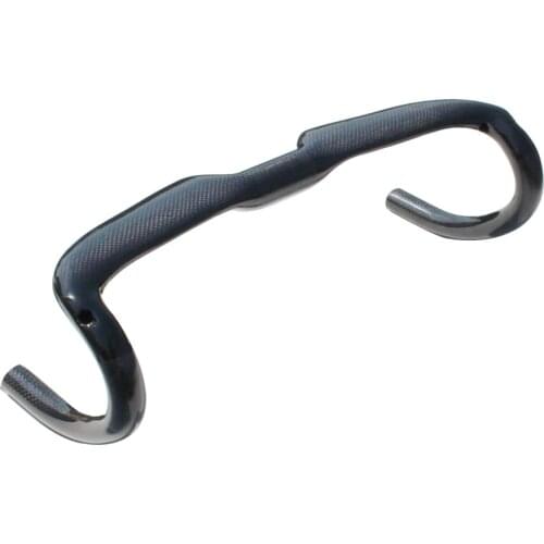 100% Road Bike Handlebar Carbon Fiber Road Bike handle bars 400/420/440mm Internal cable