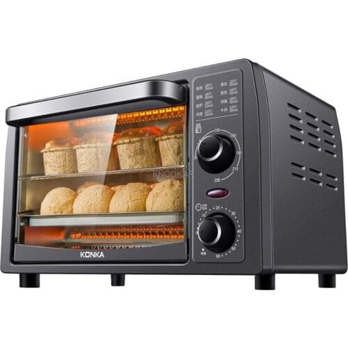 13L Elektrische Oven Multifunctionele Mini Oven Koekenpan Bakken Machine Huishoudelijke Pizza Maker Fruit Barbecue Broodrooster