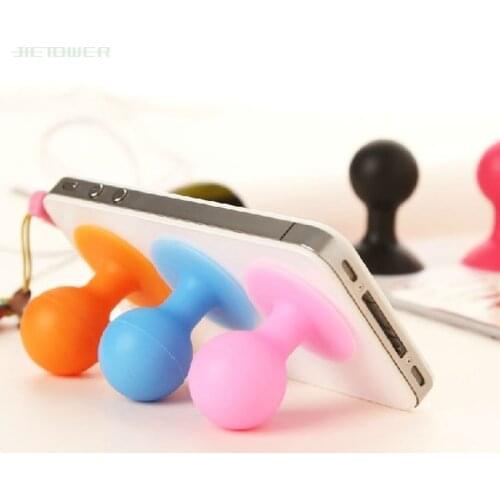 200PCS Universal Phone Holder Stander Monopod Mobile Phone Silicone Rubber Octopus Sucker Ball Stand Holder Mobile Phone Stand