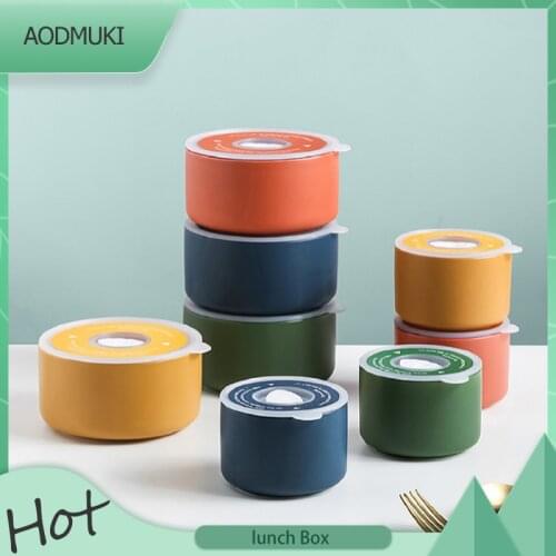 Школьные ланч боксы для еды AODMUKI China At AliExpress