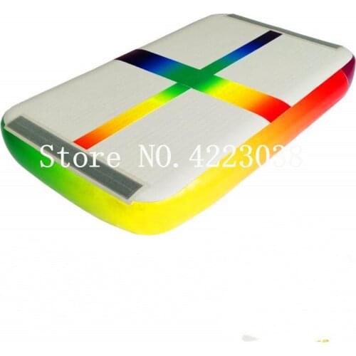 Free Shipping 0.6x1x0.2m RainbowGym Mat Inflatable Gymnastics Tumble Track Air Block Air Board