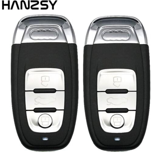 3 Buttons Car Remote Key Case For Audi A4l A3 A4 A5 A6 A8 Quattro Q5 Q7 A6 A8 Replacement Smart Key Shell Fob