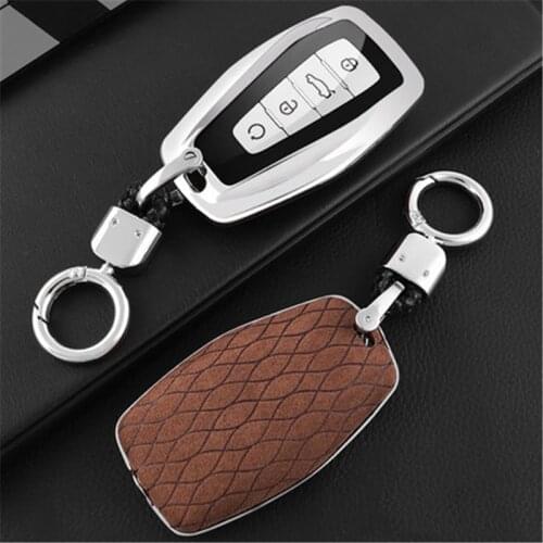 Car Key Cover Case Full Covers For Geely Coolray 2019-2020 Atlas Boyue NL3 Emgrand X7 EX7 SUV GT GC9 Borui Accessories Ring