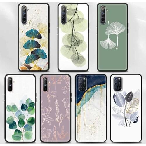 Gold Foil Art Print Luxury Case For Realme GT Neo 8 7 6 Q2 Pro 7i Q2i C25 C21 C20 C15 C11 C3 V15 V13 X50 5G Cover Silicon Capa