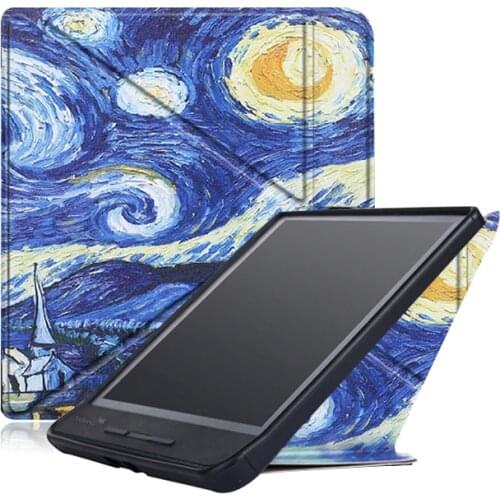 Cover Case for Tolino Vision 5 Origami Sleep cover for Tolino Vision 5 7inch e-book e-reader funda capa Multi-stand ways+gifts