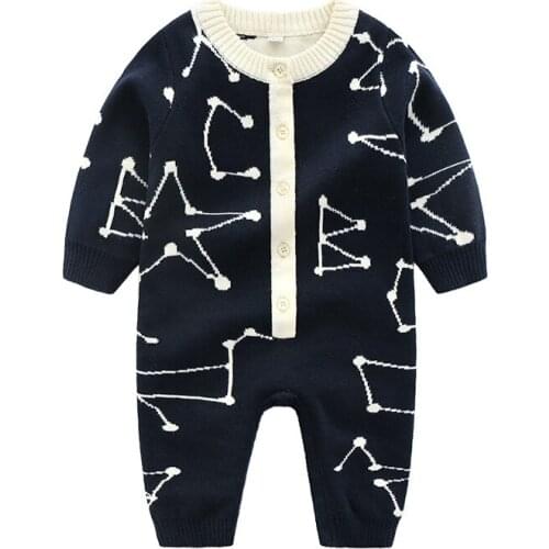 Baby Girl Romper Knitted Newborn Baby Clothes Romper With Hat Infant Toddler Jumpsuit For Kids Cotton Toddler Boys Jumpsuit