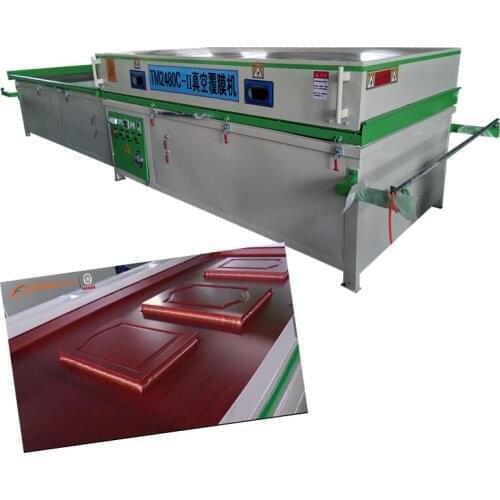 Double Station Woodworking pvc Door laminating Machine