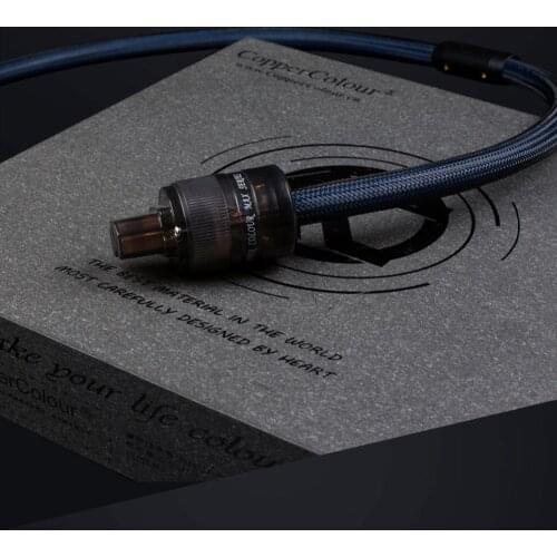 CopperColour CC POWER-2 US/AU/EURO Schuko Plug OCC Power cable for Home Theater audiophile Audio Power cable Customizable length