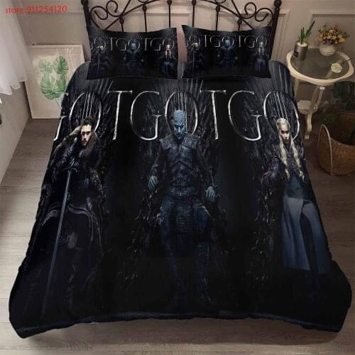 Fashion Movies Bedding Sets Teens Boys Bedroom Quilt Cover Single Double Full Queen Size Bed Linen Set Home Bed Comforter Cover