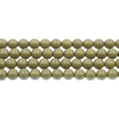 3-12mm Round Loose Ball Beads for Jewelry Making DIY Bracelet Necklace Baking Paint Glass Spacer Accessories Finding Craft B79