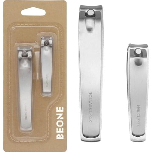 2pcs/set Professional Stainless Steel Nail Clippers with files Nail Cutter Manicure Nippers Callus Shavers Finger Toe Nail Tools