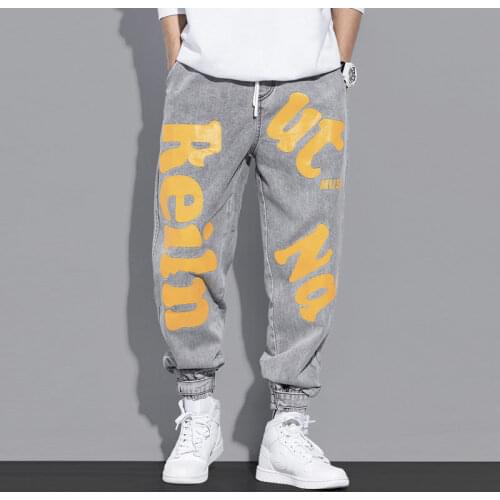 Mens Jeans Men Fashion 2021 Denim Pants Baggy Hip Hop Japanese Streetwear Korean Style Trousers Jeans For Men