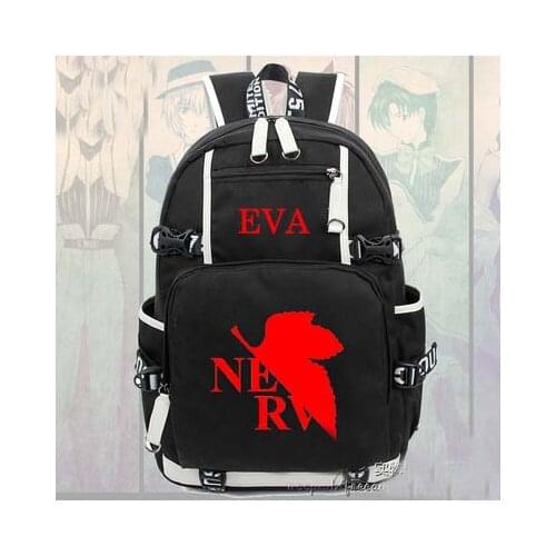 Hot Anime EVA Backpack Cosplay Fashion Canvas Bag Luminous Schoolbag Travel Bags
