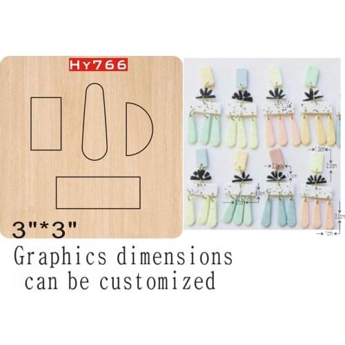 Eardrop cutting dies 2019 new die cut &wooden dies Suitable for common die cutting machines on the market