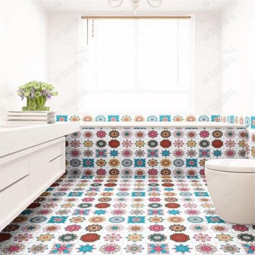 Beibehang Custom size PVC Fashion silky wallpaper many painted flowers brick wall paper floor carpet pattern design papier peint