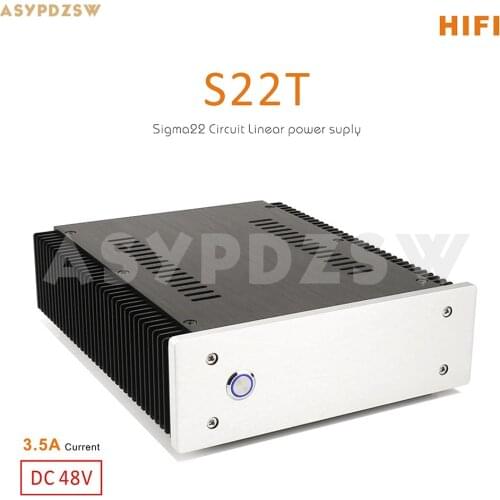 S22T HIFI Ultra low noise Linear power supply Base on sigma22 circuit DC 48V/3A