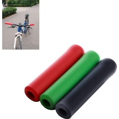 Handle Bar Grips Scooter BMX MTB Mountain Bike Bicycle Cycle Ultralight Silicone