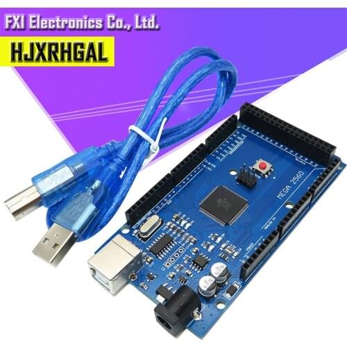 1pcs MEGA 2560 R3 ATmega2560 AVR USB board +free USB cable (ATMEGA2560 /CH340 ) funduino 2560 new