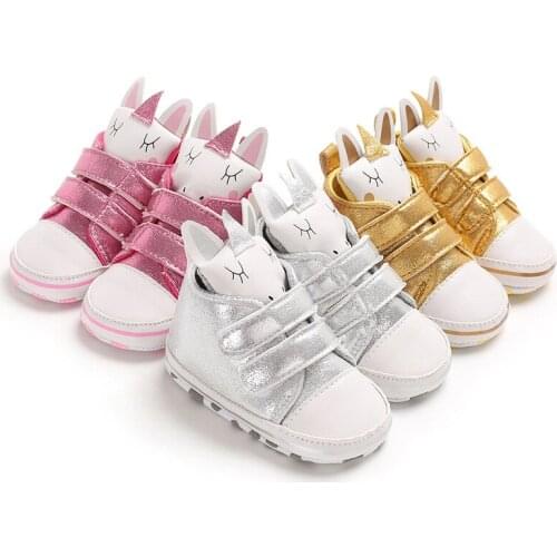 Spring and Autumn 0-1 female baby casual soft shoes non-slip baby toddler shoes