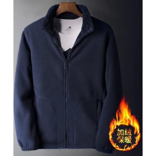 Winter Mens Thickness Fleece Inner Tank Outdoor Camping Trekking Hiking Male Clothing Keep Warm Loose Coat Sports Cargo Sweater