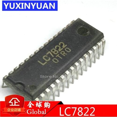 100PCS/LOT LC7822 7822 DIP30 DIP-30 LCD CHIP NEW in stock