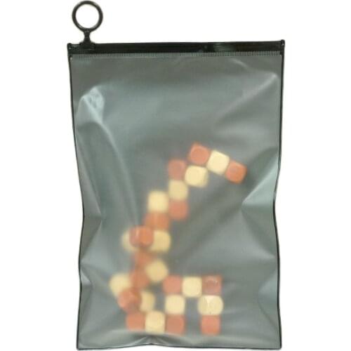 100X Custom Logo Printing PVC Frosted Black Zipper Bag Plastic Clothes Zip Lock Bag for Cosmetic Bikini Swimwear Gift Packaging