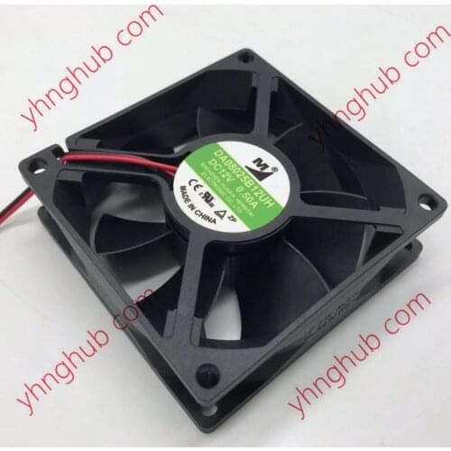 Huaxia Hengtai DA08025B12UH DC 12 V0.50A 80x80x25mm 2-Wire Server Square Fan