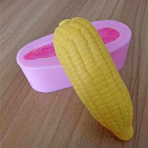 3D Corn Design Soap Molds Handmade Silicone Molds for Soap Food Grade Decorating Cake Molds