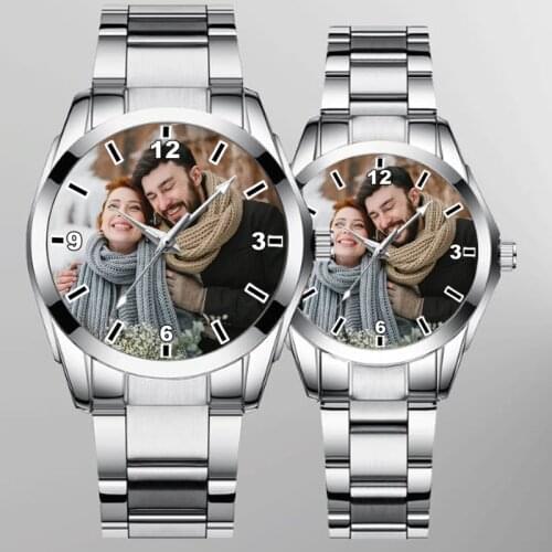 A3313 Custom logo Watch photo print Watches watch face Printing Wristwatch Customized Unique DIY Gift For lovers