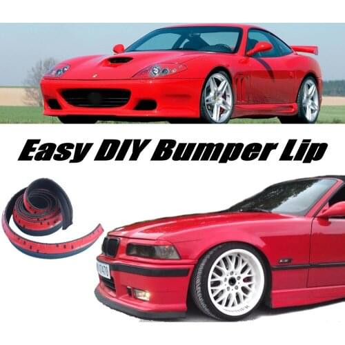 NOVOVISU Bumper Lip Deflector Lips For Ferrari 575M Maranello Front Spoiler Skirt For Car View Tuning / Body Kit / Strip