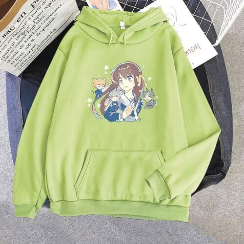Anime Oversized Hoodie Women Aesthetic Clothing Fruits Basket Kawaii Honda Tooru Streetwear Cute Fashion Tops Trendy Sweatshirts