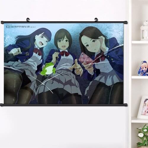 MIRU TIGHTS Aikawa Ren Nakabeni Yua Moegi Homi Okuzumi Yuiko Anime Sexy Girl Wall Scroll Poster Home Decor Collection 40×60cm