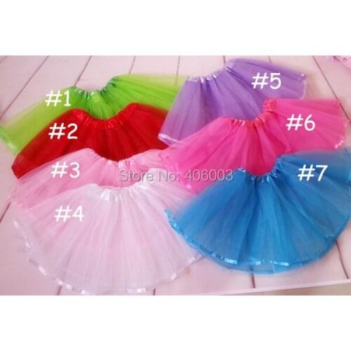 2014 summer tutu girls ballet tutu skirts 2layer tulle ribbon new baby tutu