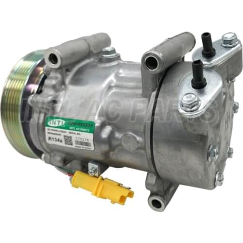 SANDEN SD6V12 1438 1439 1430 1449 1450 ac compressor for PEUGEOT 206 307/CITROEN Berlingo Xsara C2/C3 9655191680 9684480480