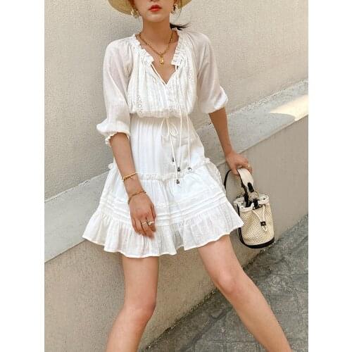 Summer clothes new European and American foreign trade womens clothes ins blog main style dress Bohemian holiday skirt South Oi